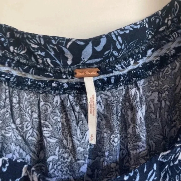 FREE PEOPLE Blue Talk About It Tunic - Picture 8 of 9